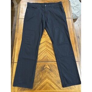 Mens English Laundry Black Chino Pants 38 x 32 Good Used Condition